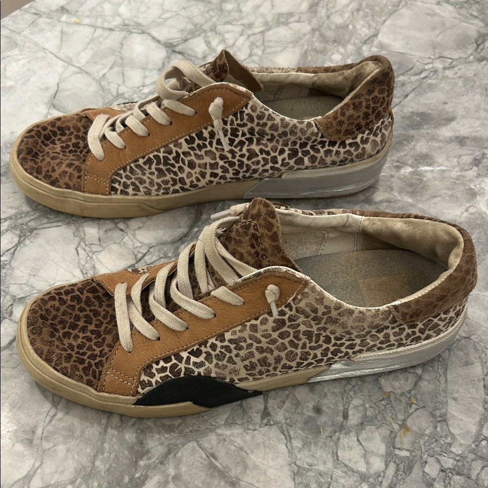 Dolce Vita Leopard and Tan Women's Sneakers